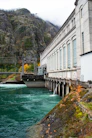 a large building next to a body of water