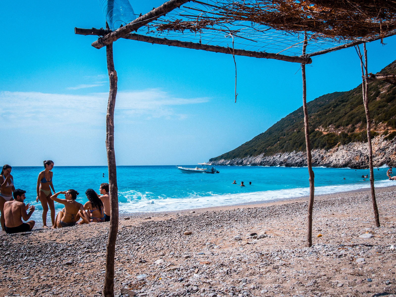 Gjipe beach, Albanian Riviera