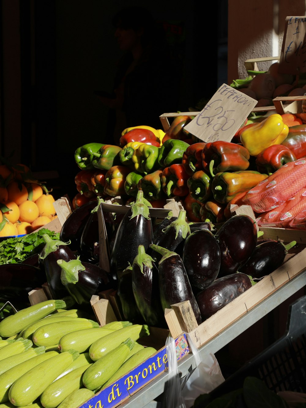 a bunch of different fruits and vegetables on a table