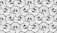 A seamless pattern of stylized ghost-like shapes with pointed features and hollow eyes, arranged closely together. The image has a monochromatic and abstract aesthetic.
