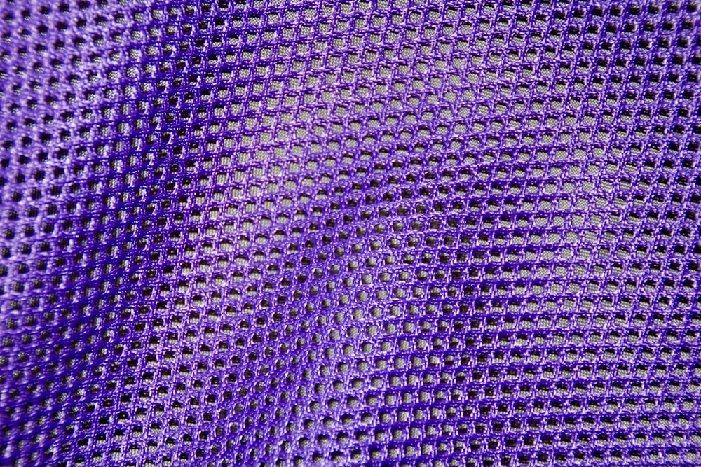 a close up view of a purple fabric