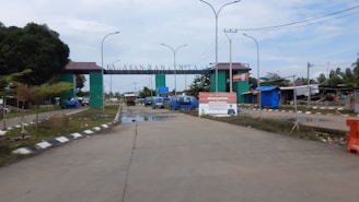 The entrance of a GAR Corporation property in Hyderabad’s western corridor, marked by bold signage and landscaped surroundings.