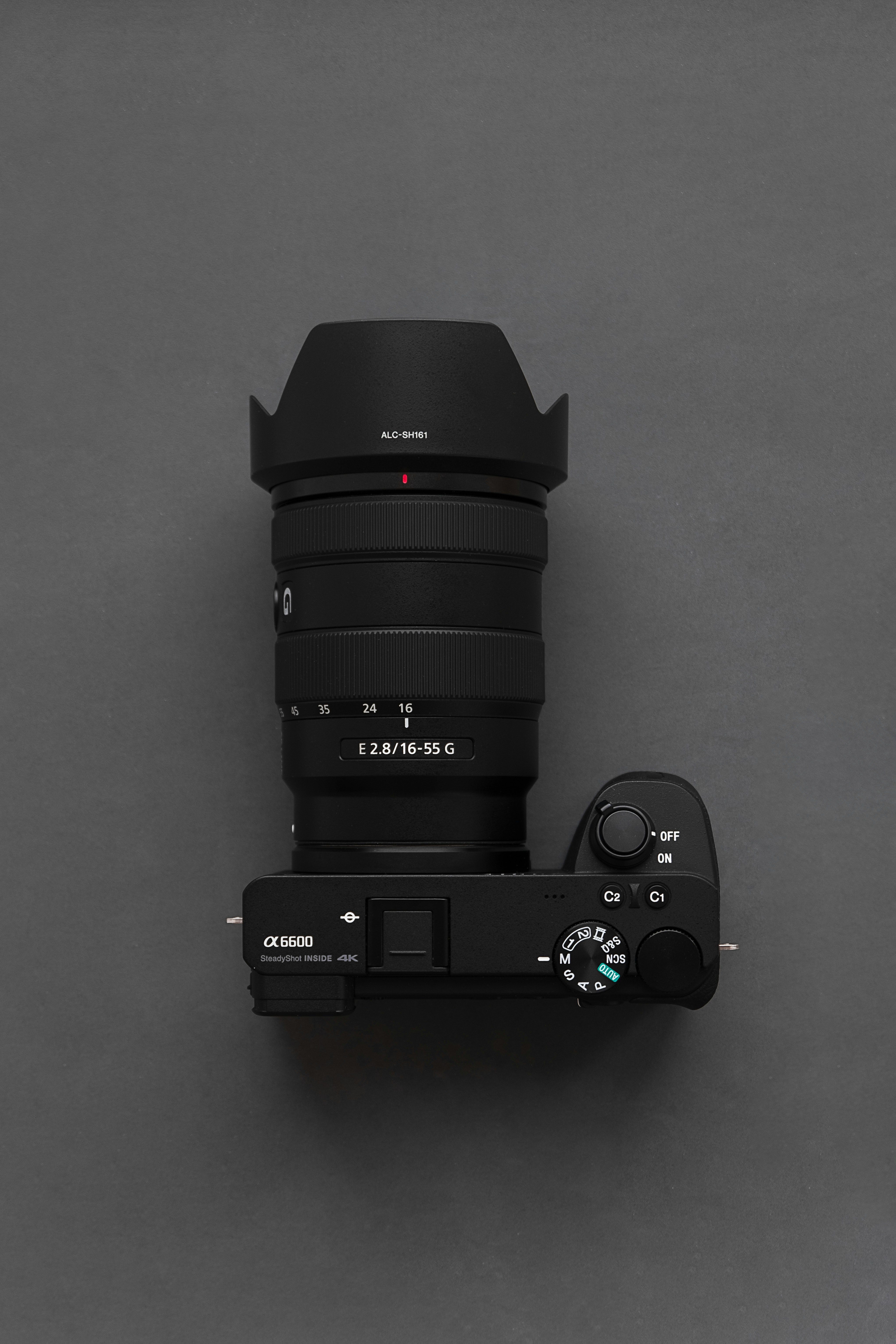 a camera with a lens attached to it