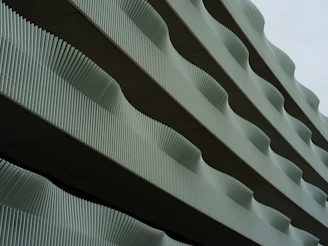 a close up of the side of a building