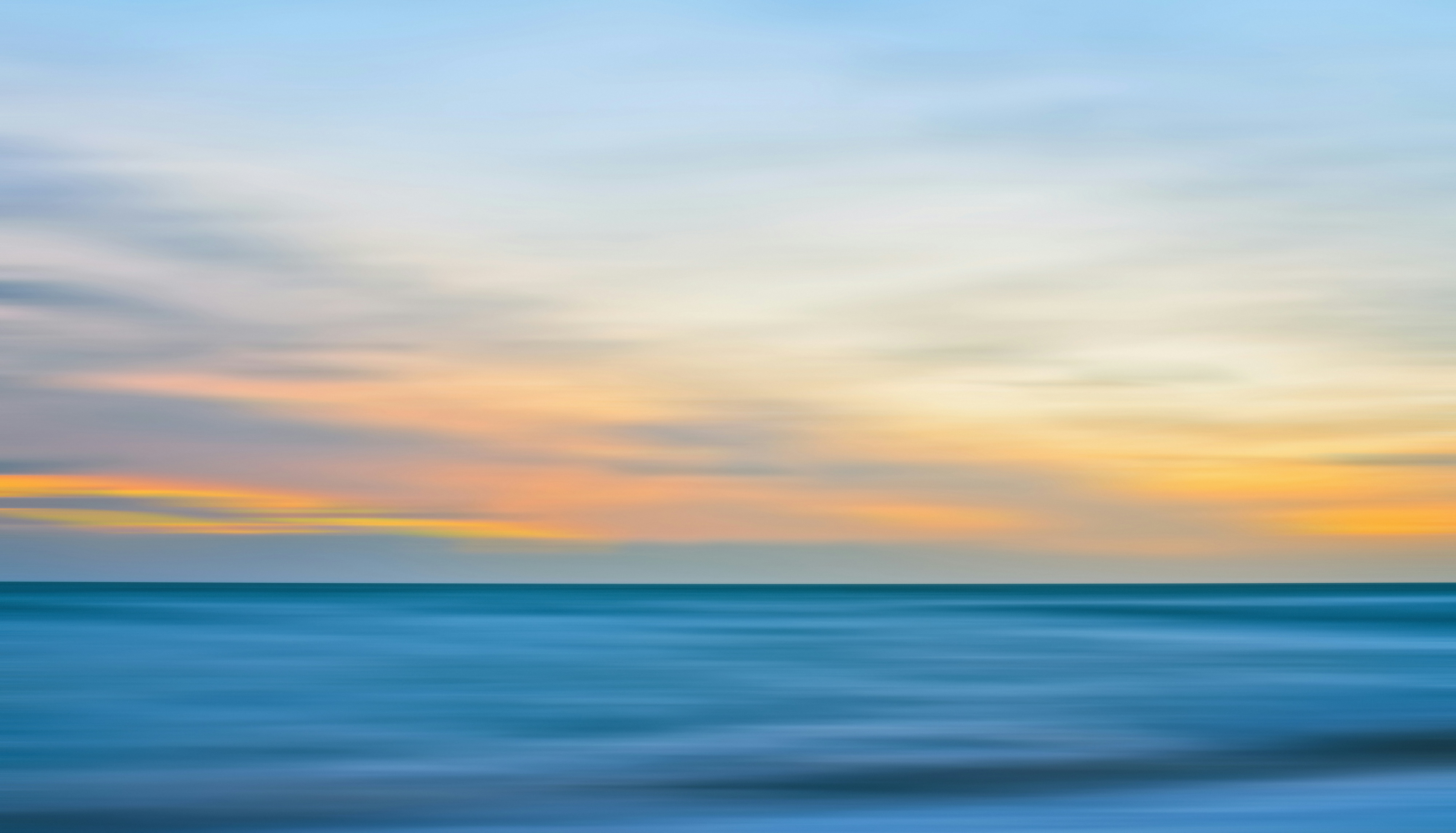 Serene Coastal Sunset