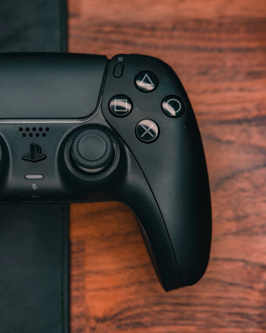 a close up of a video game controller