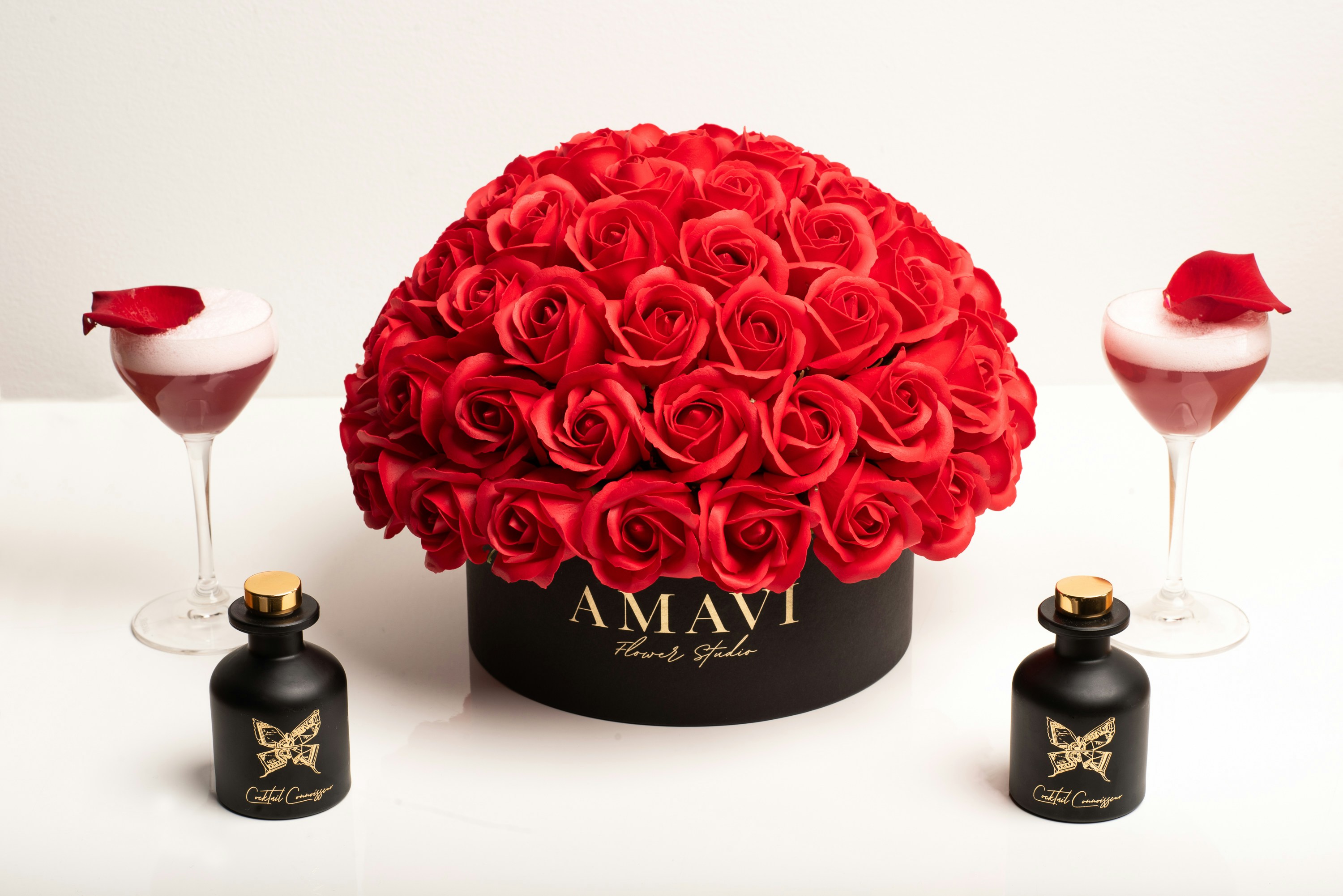 premium long-stemmed roses in a luxury arrangement - roses delivery tampa