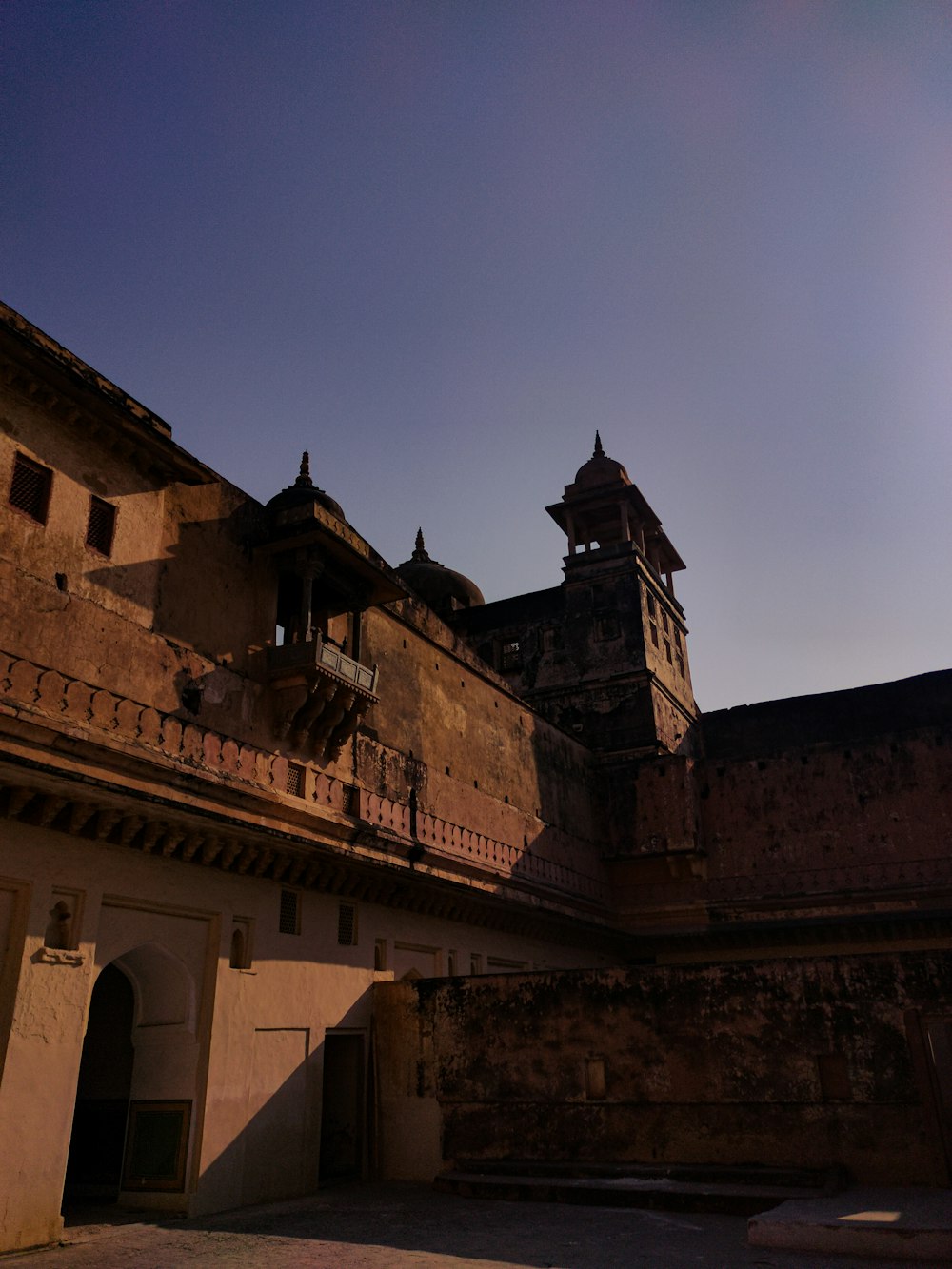 a large building with a clock tower on top of it