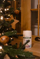 A cozy home corner with pawfect touch™ paw care balms and wipes neatly arranged.