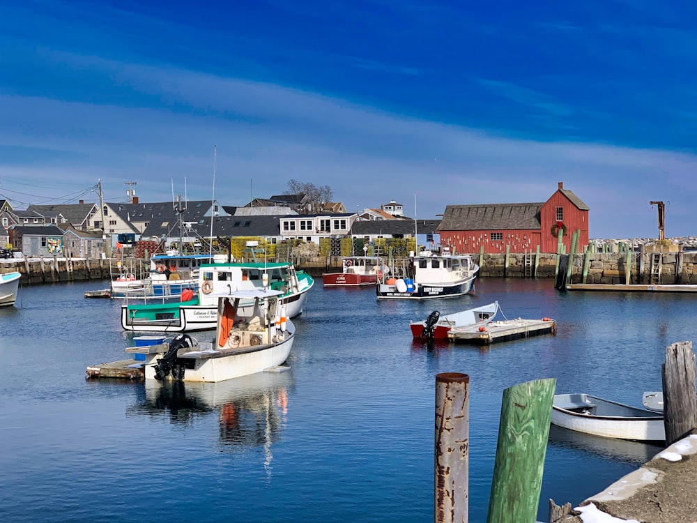 a harbor filled with lots of small boats