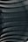 Detailed view of overlapping, curved metal panels arranged in a repetitive pattern, creating a modern architectural design.