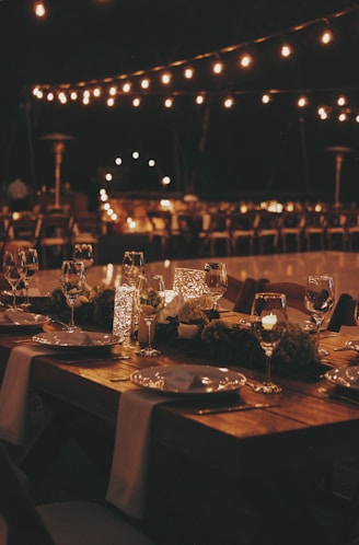 Imagen de la decoración de un evento, Catering en San José del Cabo