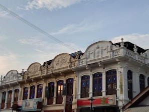 Historic colonial architecture in Trinidad bathed in warm afternoon light.