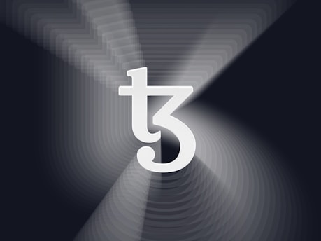 A large, stylized 'T' and 'Z' logo appears prominently in the center, with a series of gradient lines radiating outward, creating a sense of movement and depth. The background features shades of dark gray and black, enhancing the contrast with the white logo.