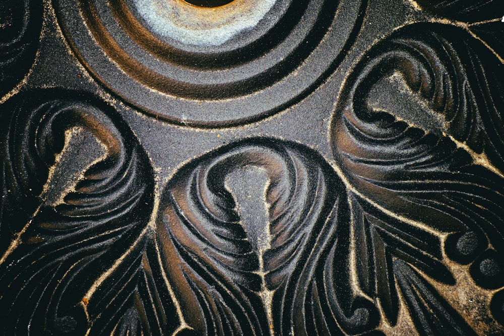 a close up of a pattern on a surface