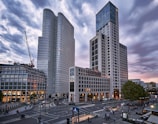 view of berlin business city