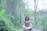 A serene image of a person meditating in nature.