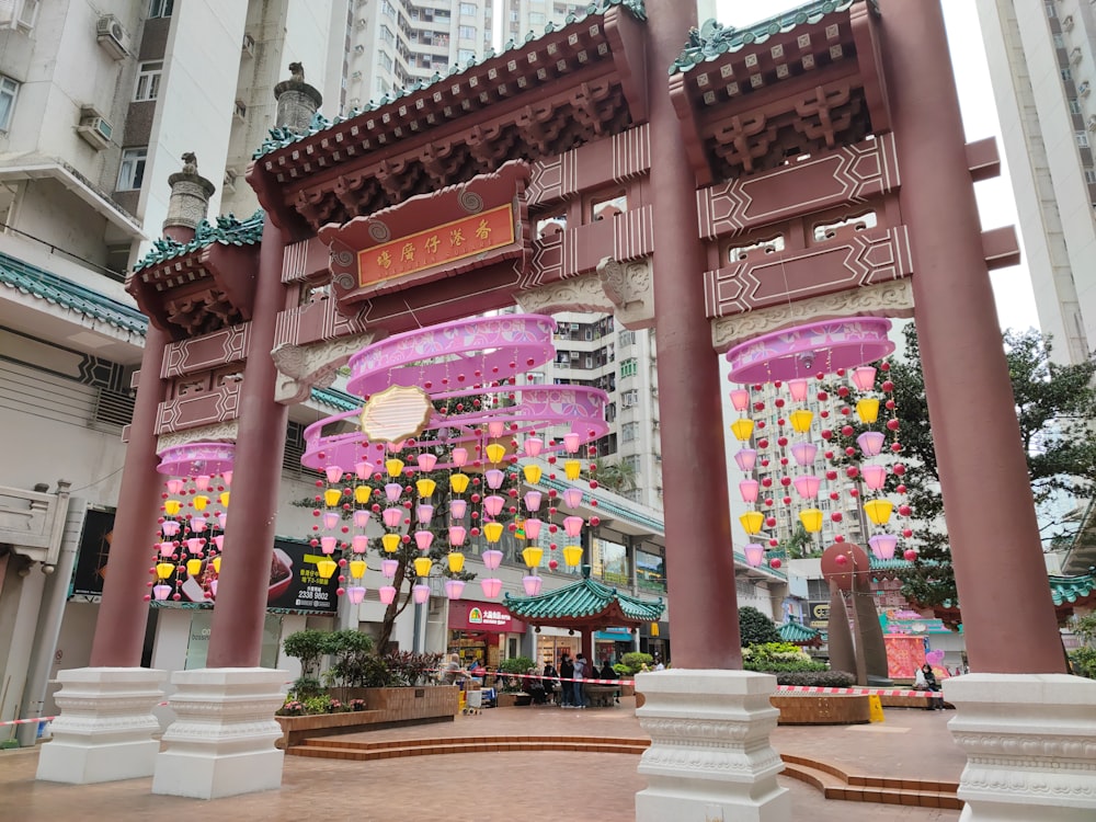 Chinese New Year decoration in Hong Kong