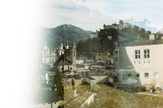 Concept art from Zaetherfall featuring a detailed fantasy cityscape.