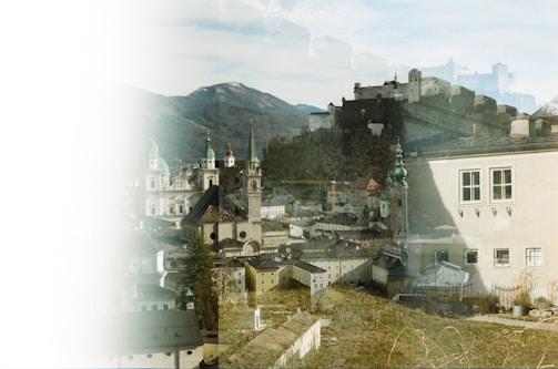 Concept art from Zaetherfall featuring a detailed fantasy cityscape.