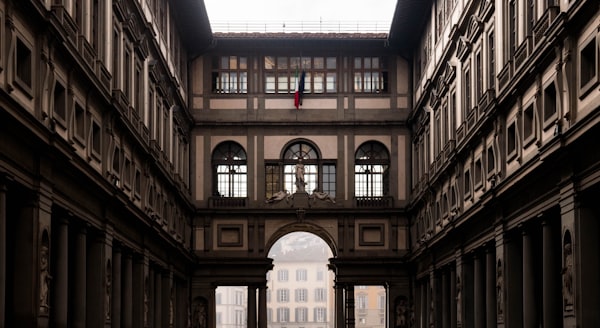 Uffizi Gallery interior Florence