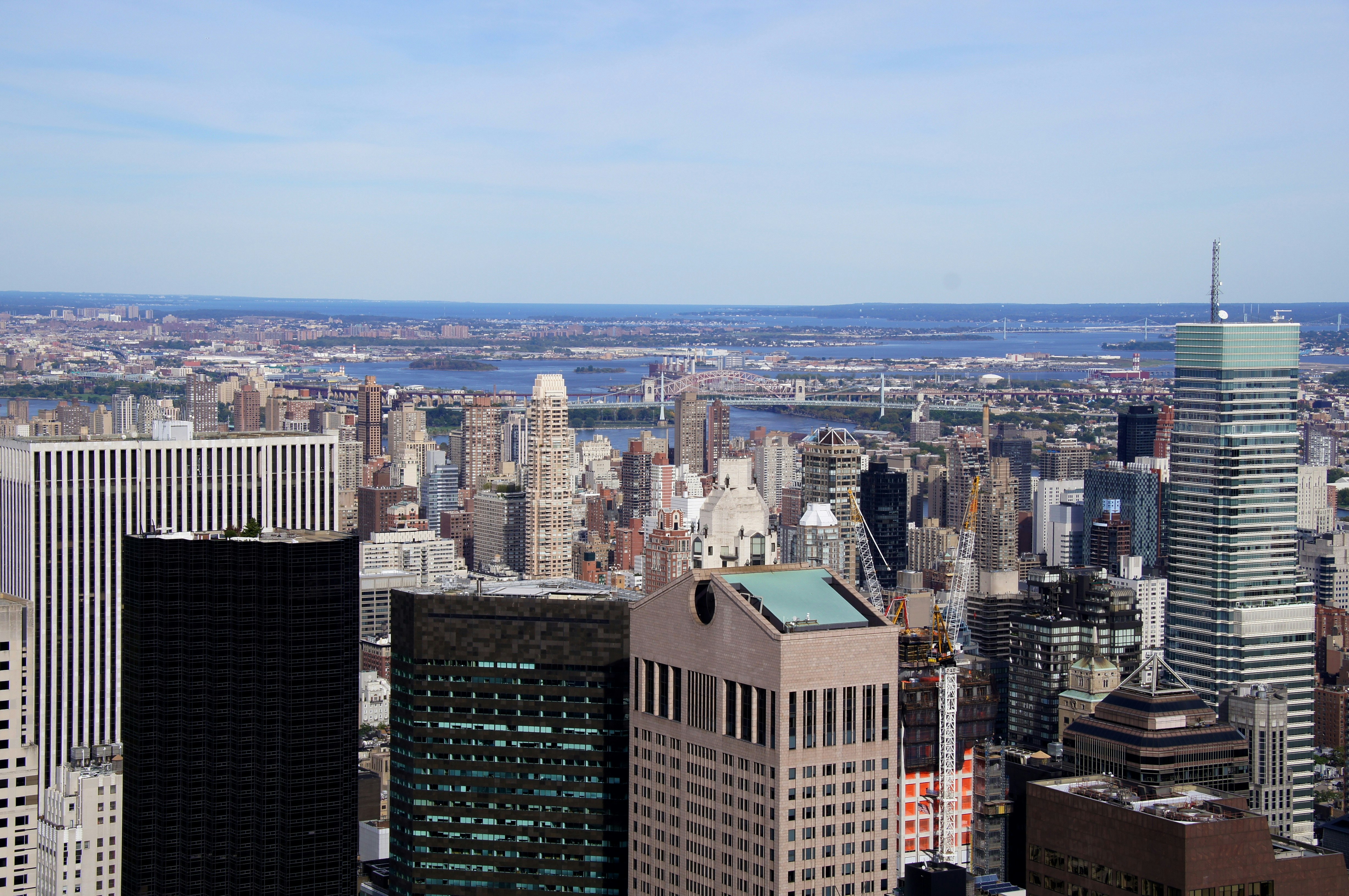 New York City Skyline - view from the Top of the Rock, Rockefeller Center, NYC, USA 2013
