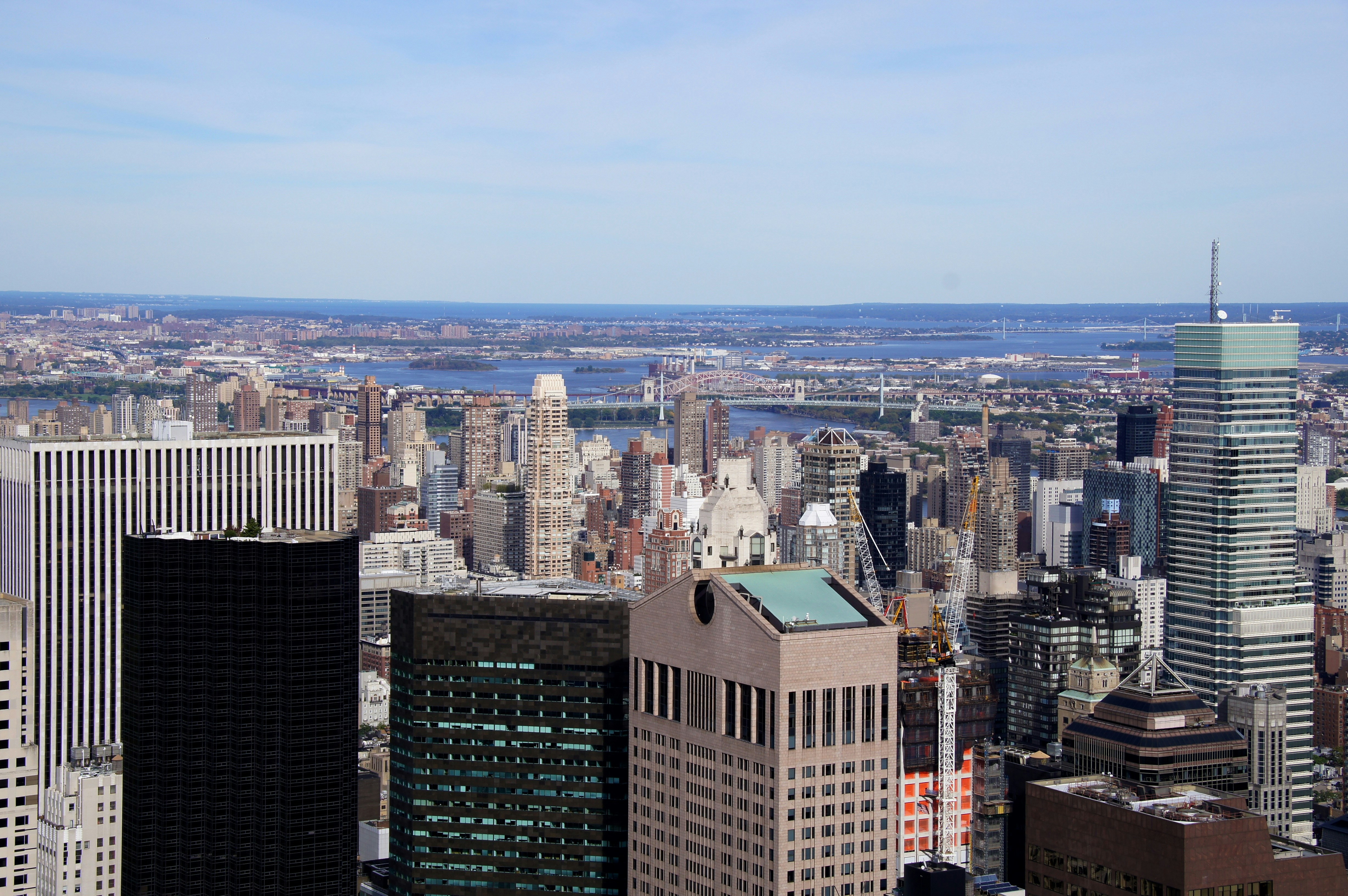 New York City Skyline - view from the Top of the Rock, Rockefeller Center, NYC, USA 2013