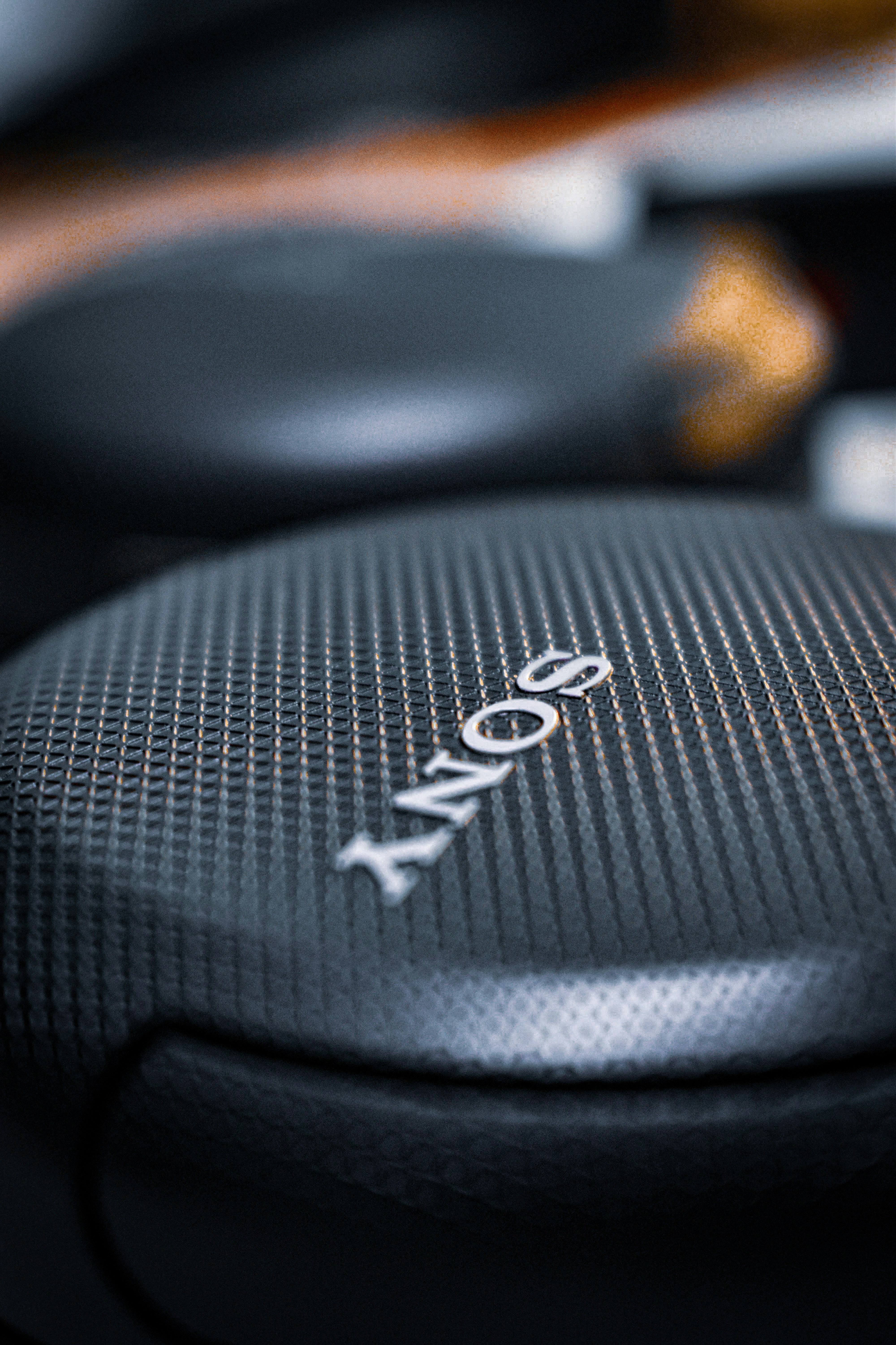 a close up of a black computer mouse