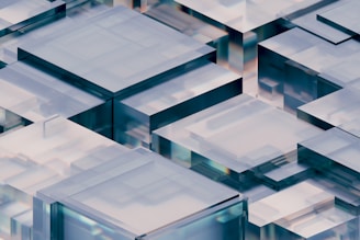 a group of cubes that are stacked together