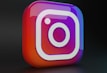 a colorful instagram icon on a black background