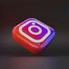 a colorful square object with a white circle on top of it