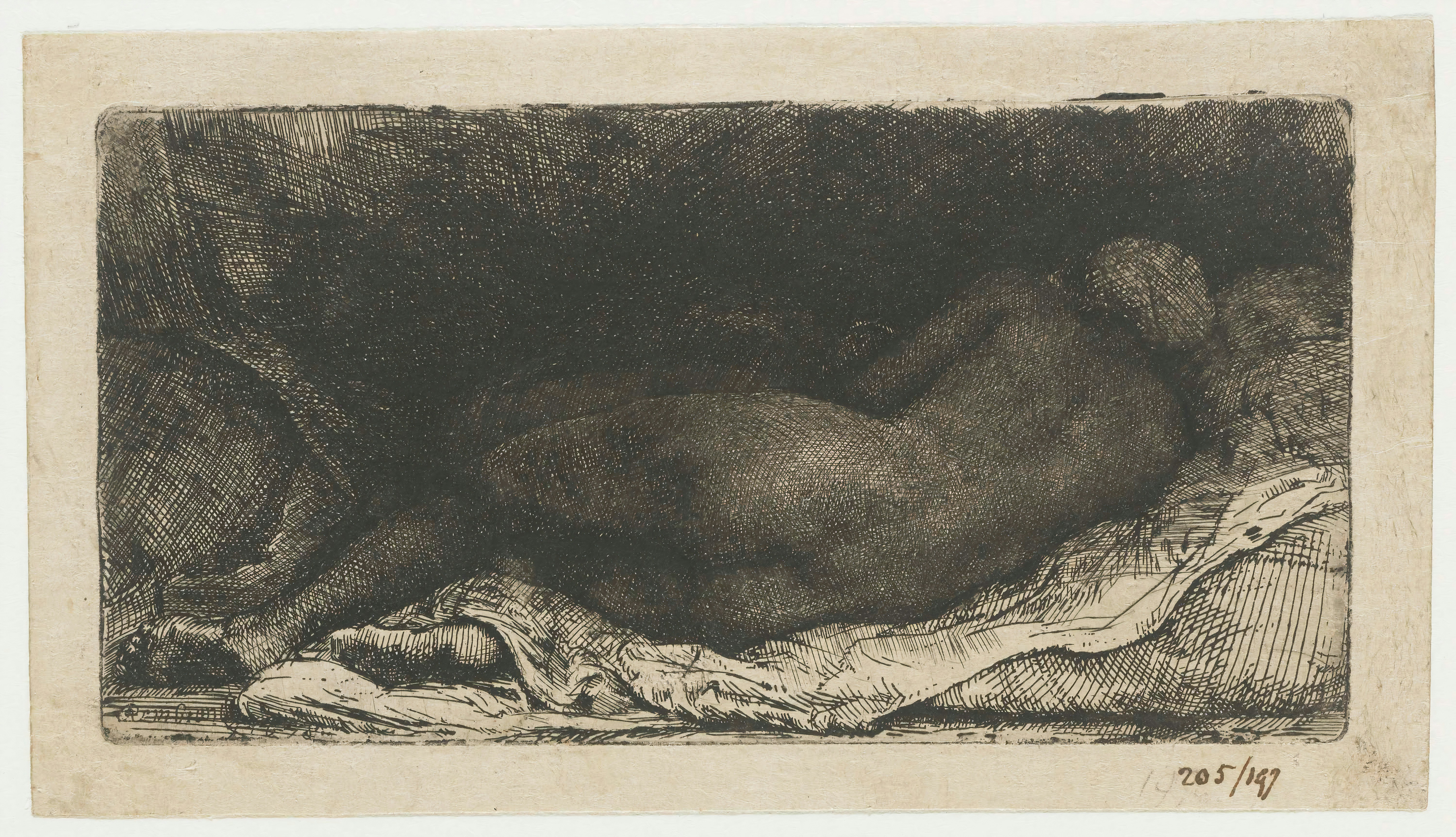 Title: Reclining Female Nude, known as ‘La Négresse couchée’. Date: 1658. Institution: Rijksmuseum. Provider: Rijksmuseum. Providing Country: Netherlands. Public Domain