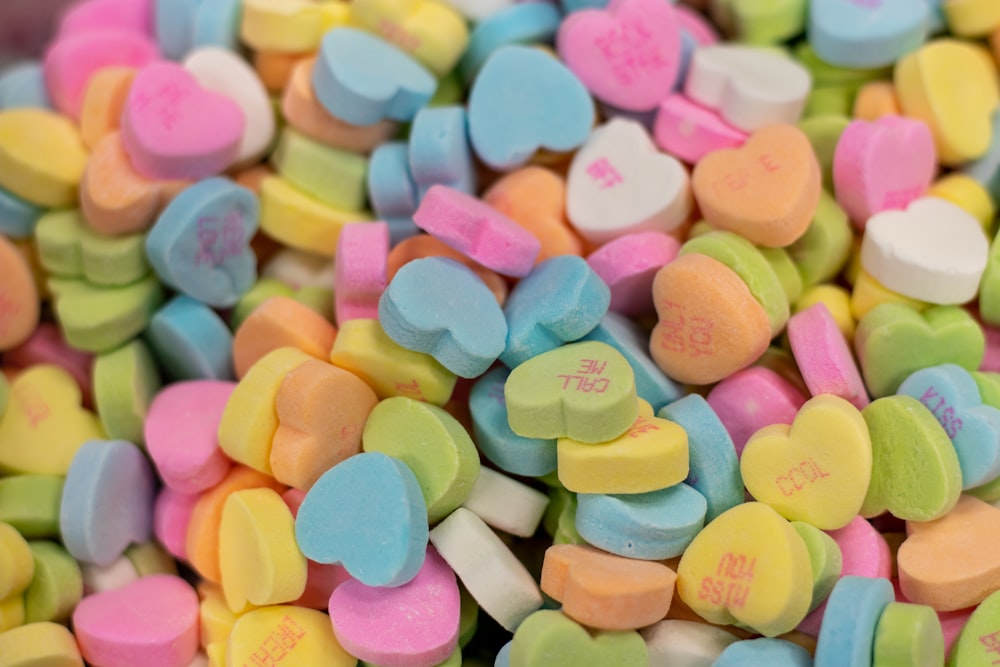 Candy Hearts Stock Photo - Download Image Now - Candy Heart, Heart Shape,  Discussion - iStock