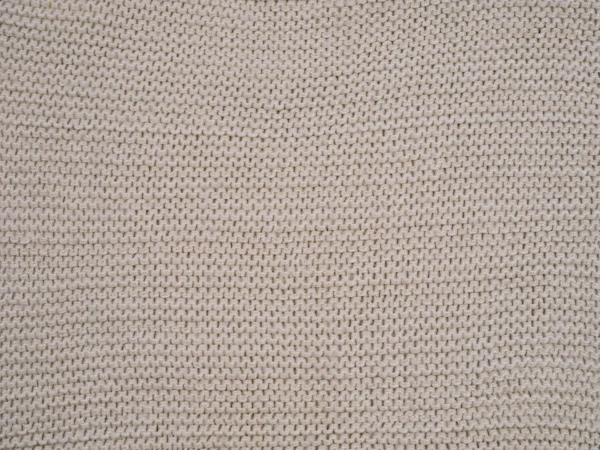 Punto de algodón blanco con la trama visible
