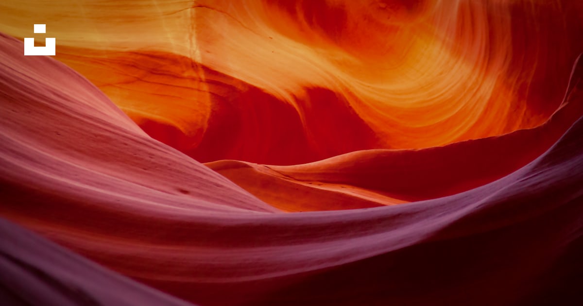 A red and yellow rock formation in the desert photo – Free Antelope ...