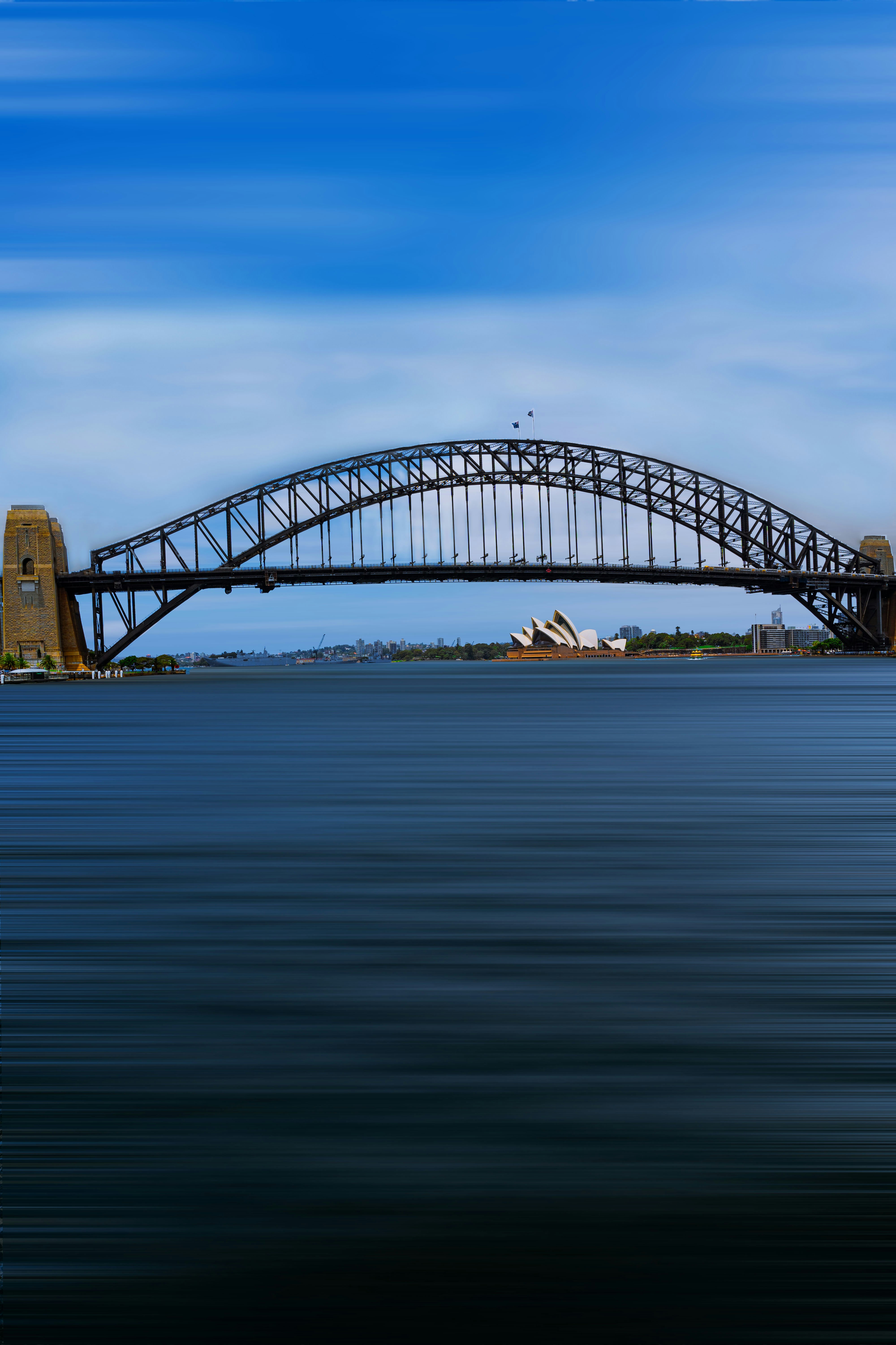 a large bridge over a large body of water