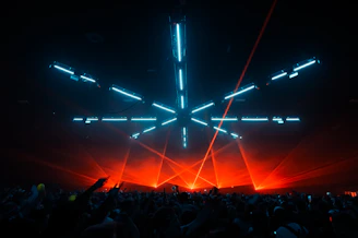 a large group of people at a concert