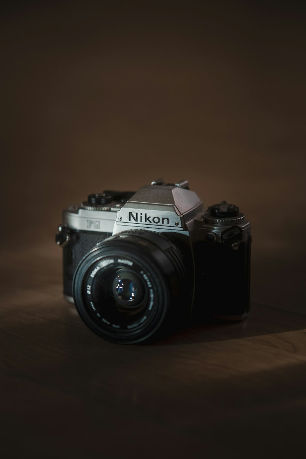 a camera with a nikon logo on it