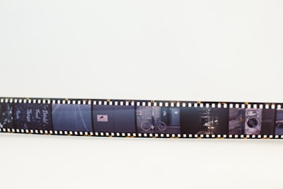 Bande de film exposée