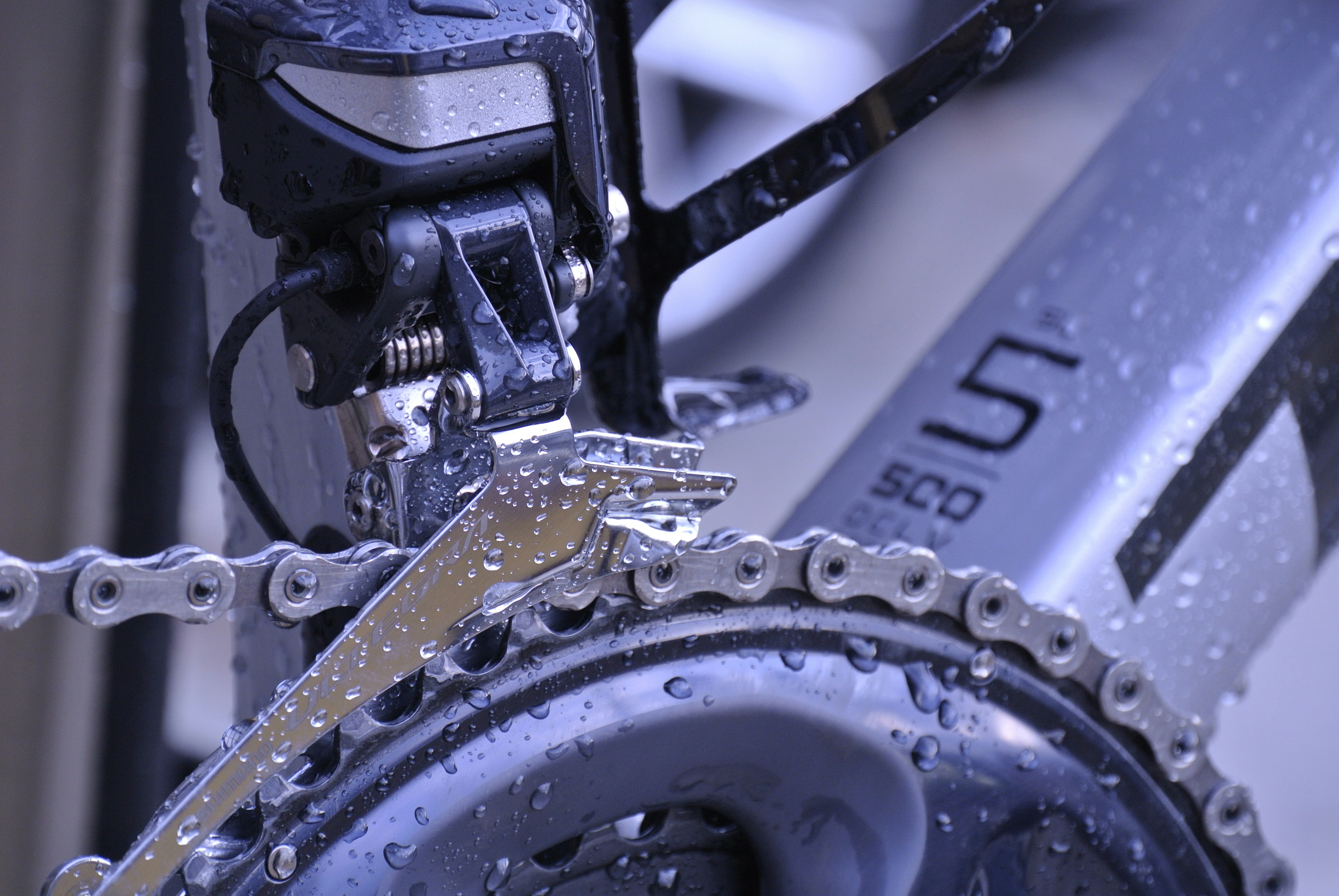 a close up of a bike chain and gear