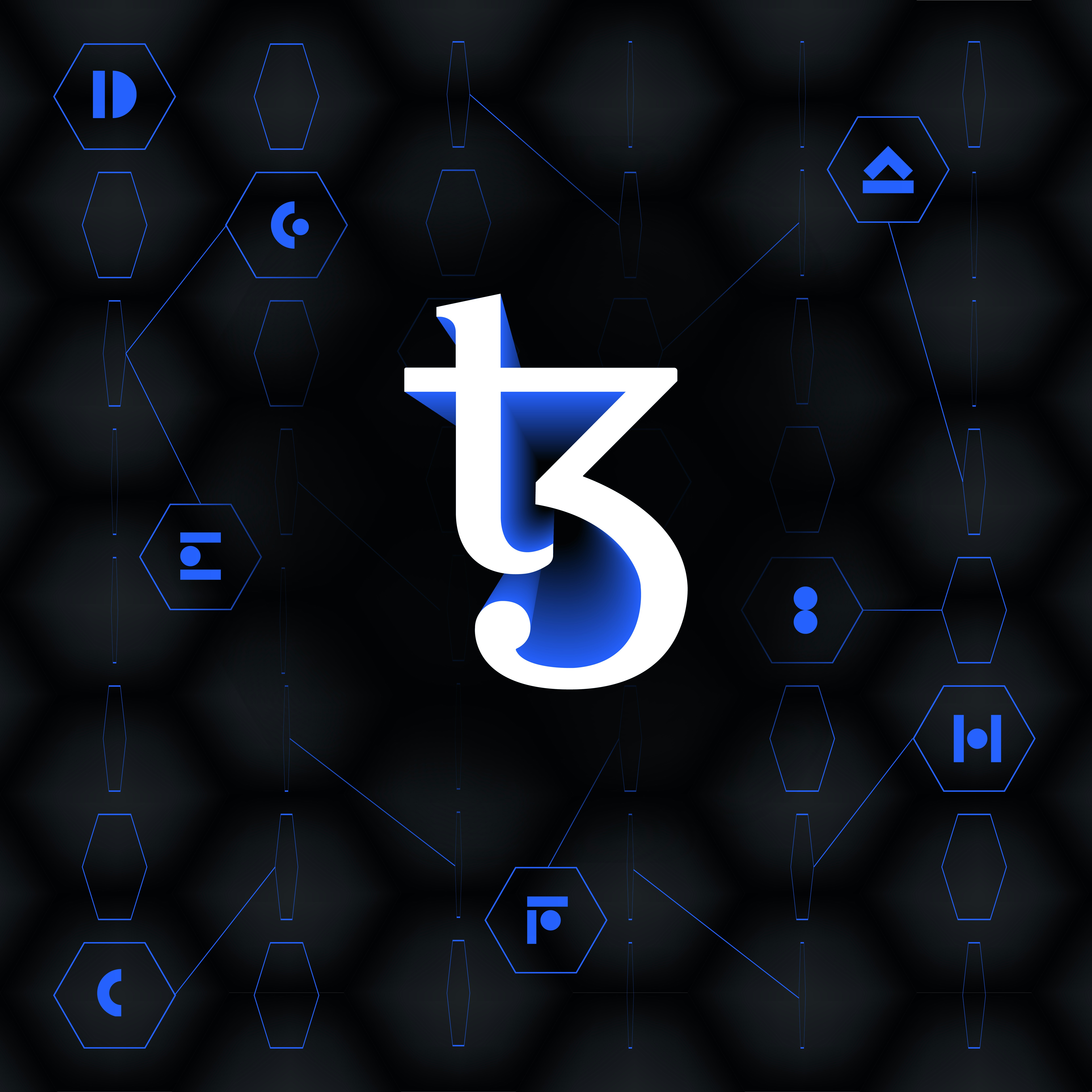 illustration of tezos blockchain