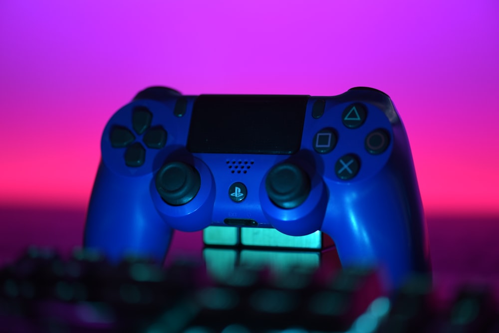 a close up of a video game controller