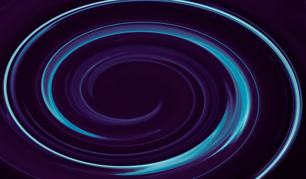 an abstract photo of a purple and blue swirl