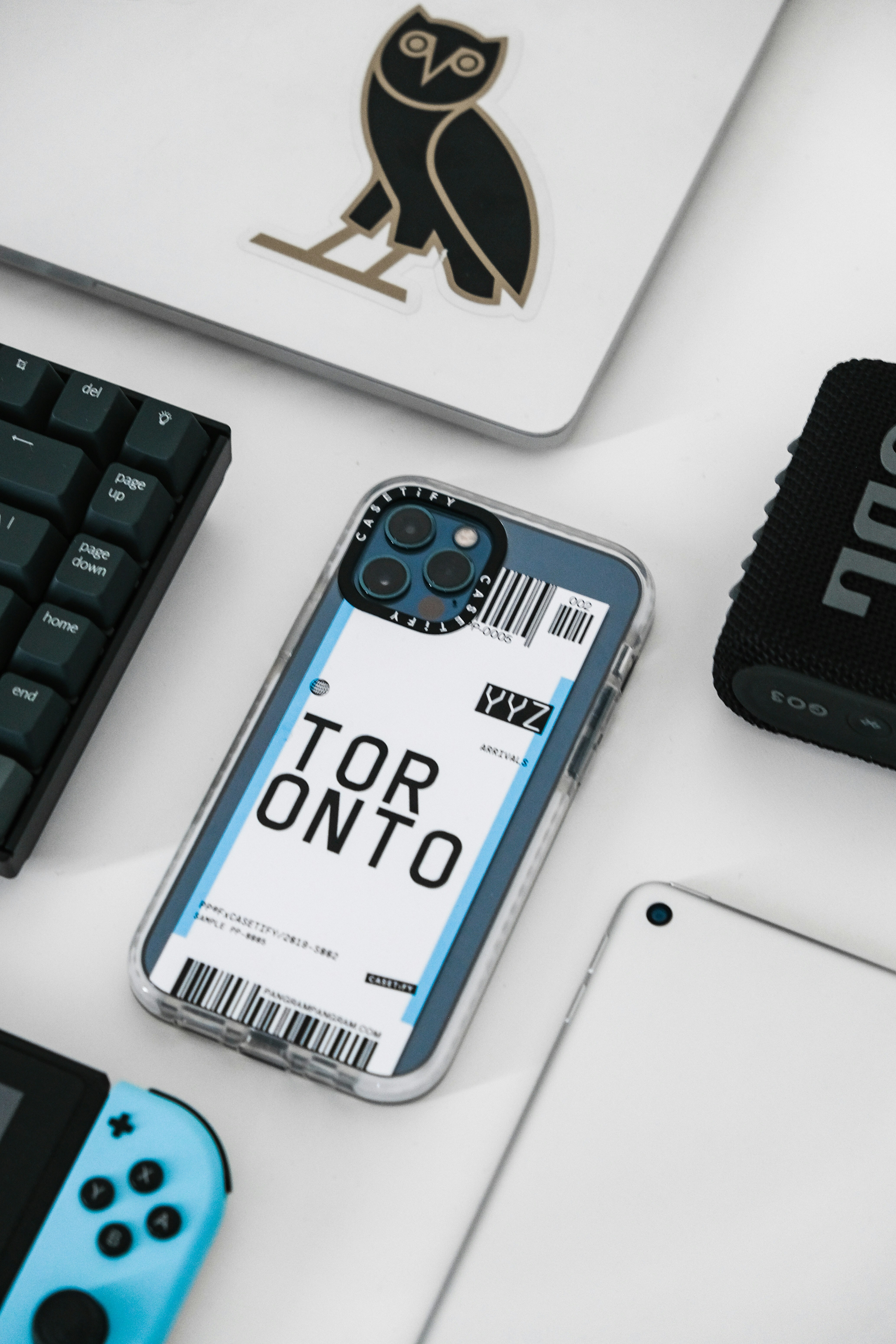 a phone case with a barcode design on it