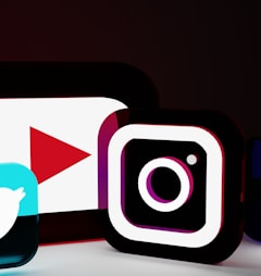 Iconos de redes sociales, facebook instagram, tik tok Campañas