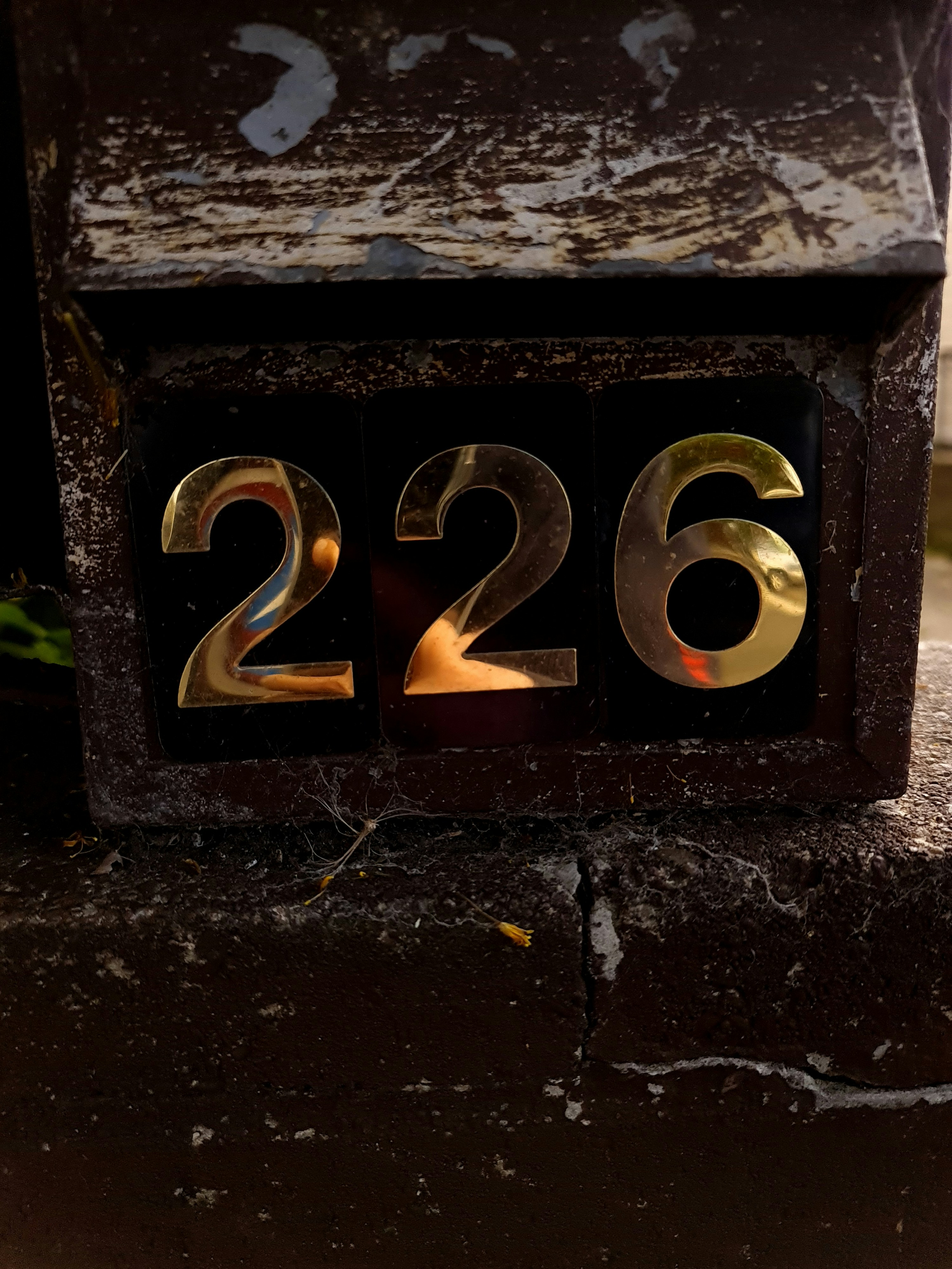 a close up of a clock with numbers on it