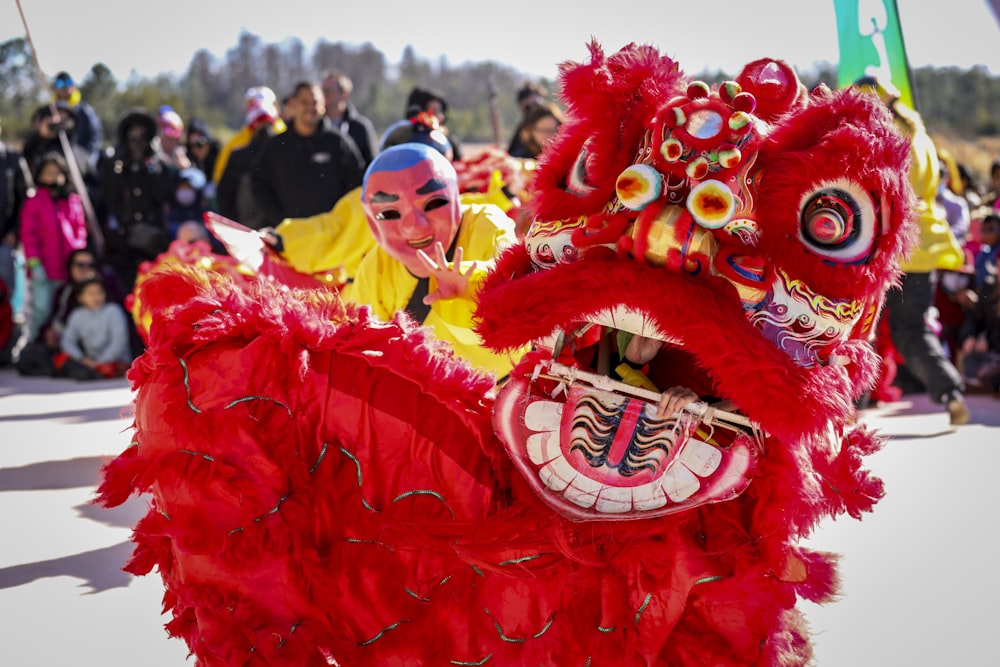 a group of people in costumes and masks