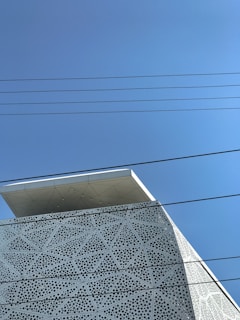 An image depicting a commercial building with advanced electrical systems installed.