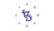 A central 3D stylized letter 'T' with a blend of purple and blue hues is surrounded by icons of popular social media and digital platforms, such as Twitter, Discord, Reddit, and GitHub, each enclosed in a blue circle.