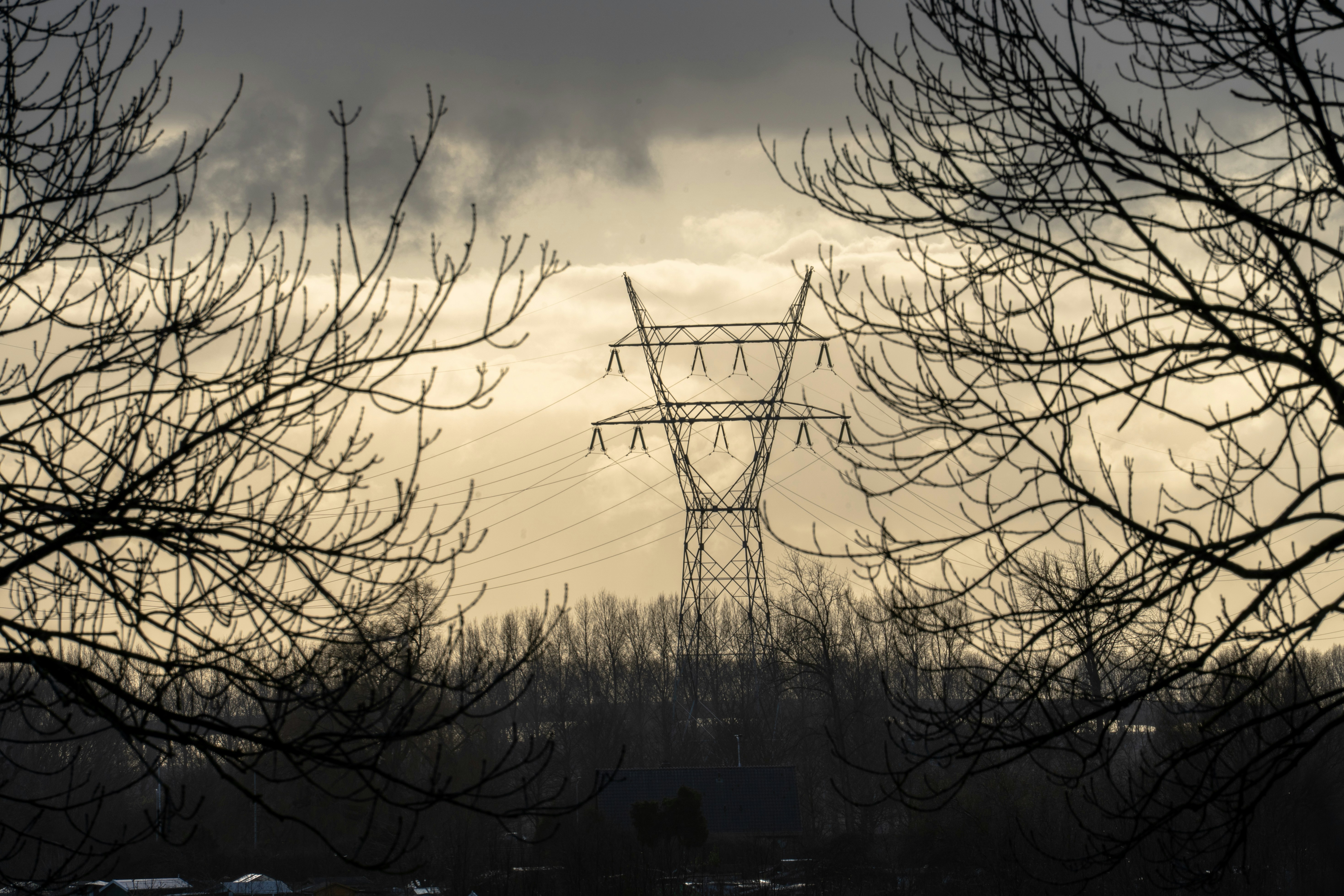 high voltage power grid transformer substation europe